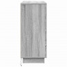 Komoda LED Szary Sonoma 90 x 32 x 75 cm Materiał drewnopochodny