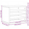 Organizator biurka Czarny Dąb 36 x 26 x 29,5 cm