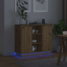 Komoda LED Ze LED Lights Dąb rzemieślniczy 90 x 32 x 75 cm