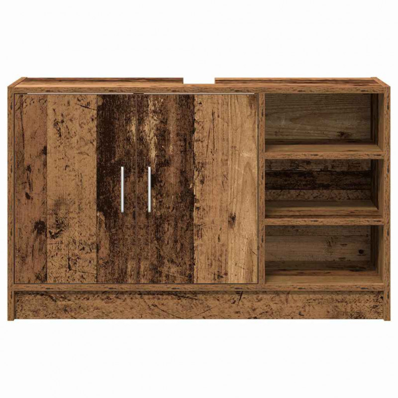 Szafka Łazienkowa z półką Stare drewno 90 x 29 x 55 cm