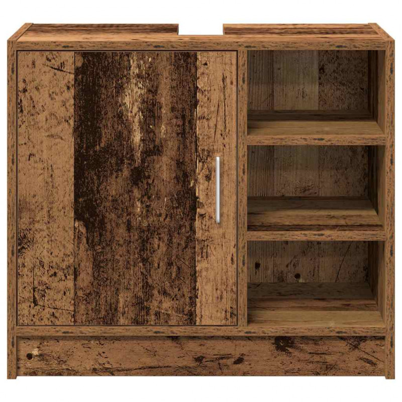 Szafka Łazienkowa z półką Stare drewno 63 x 29 x 55 cm