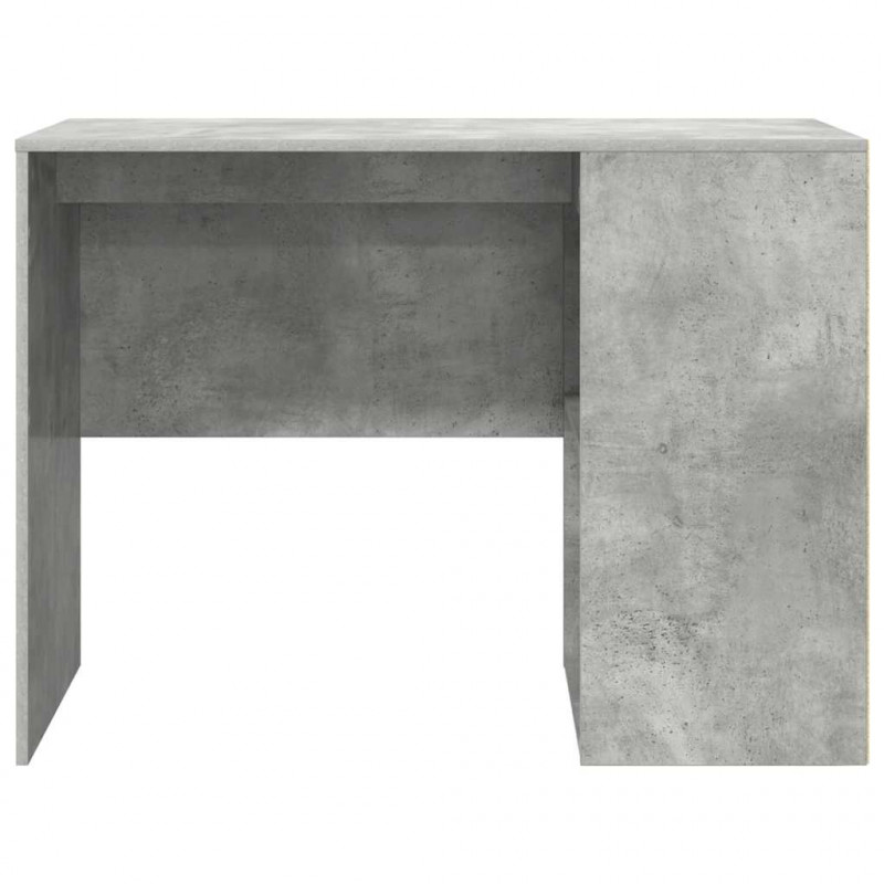 Biurko Betonowy szary 102 x 50 x 75 cm Materiał drewnopochodny