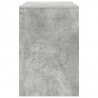 Biurko Betonowy szary 102 x 50 x 75 cm Materiał drewnopochodny