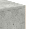 Biurko Betonowy szary 102 x 50 x 75 cm Materiał drewnopochodny