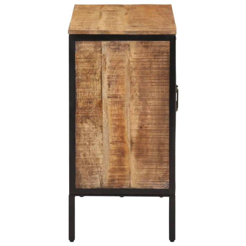 Szafka, 70x35x70 cm, lite surowe drewno mango