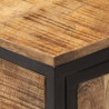 Szafka, 70x35x70 cm, lite surowe drewno mango