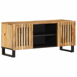 Szafka pod TV, 105x34x46 cm, lite surowe drewno mango