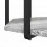 Zestaw stolików bocznych z półką 2 pcs Szary