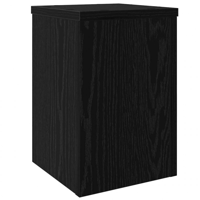 Stojak na rośliny 2 pcs Czarny Dąb 20 x 20 x 30 cm