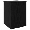 Stojak na rośliny 2 pcs Czarny Dąb 25 x 25 x 35 cm
