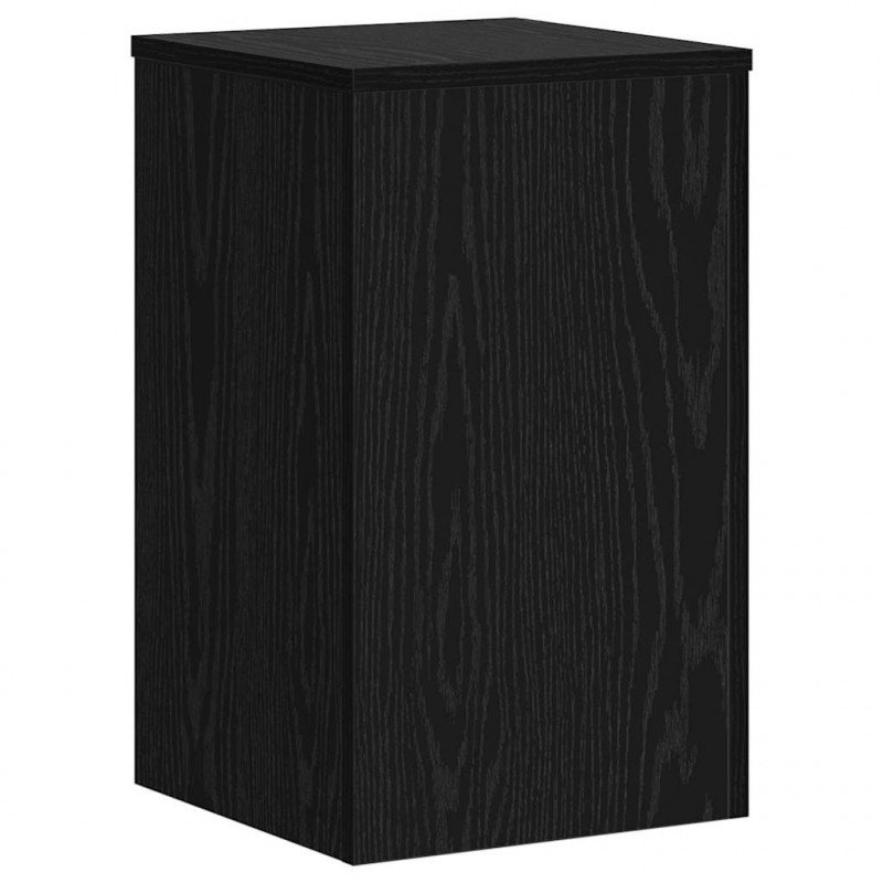 Stojak na rośliny 2 pcs Czarny Dąb 30 x 30 x 50 cm