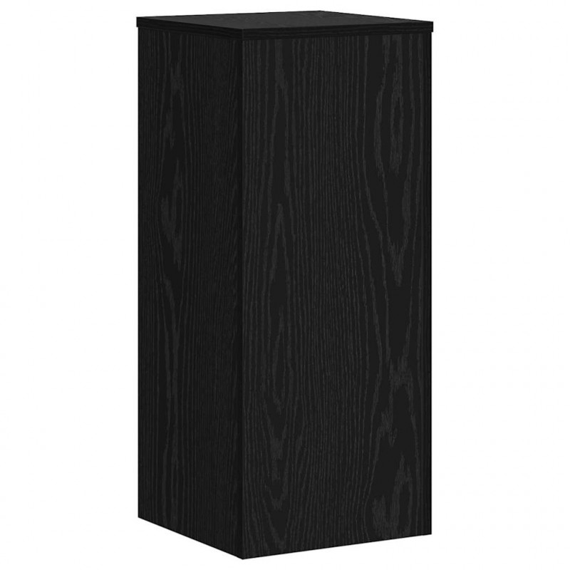 Stojak na rośliny 2 pcs Czarny Dąb 30 x 30 x 70 cm