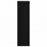 Stojak na rośliny 2 pcs Czarny Dąb 17 x 17 x 60 cm