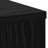 Stojak na rośliny 2 pcs Czarny Dąb 25 x 25 x 80 cm
