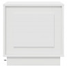 Szafka Nocna Ze LED Lights 2 pcs Biały 44 x 34,5 x 45 cm