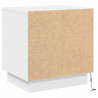 Szafka Nocna Ze LED Lights 2 pcs Biały 44 x 34,5 x 45 cm