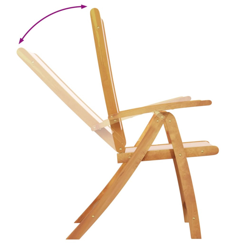 Składane krzesła ogrodowe, 4 szt., drewno akacjowe i textilene