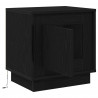 Szafka Nocna Czarny 44 x 34,5 x 45 cm Materiał drewnopochodny
