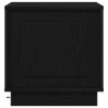 Szafka Nocna Ze LED Lights 2 pcs Czarny 44 x 34,5 x 45 cm