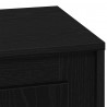 Szafka Nocna Ze LED Lights 2 pcs Czarny 44 x 34,5 x 45 cm