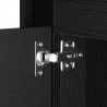 Szafka Nocna Ze LED Lights 2 pcs Czarny 44 x 34,5 x 45 cm