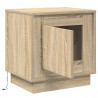 Szafka Nocna Ze LED Lights Dąb Sonoma 44 x 34,5 x 45 cm
