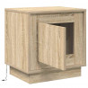 Szafka Nocna Ze LED Lights Dąb Sonoma 44 x 34,5 x 45 cm