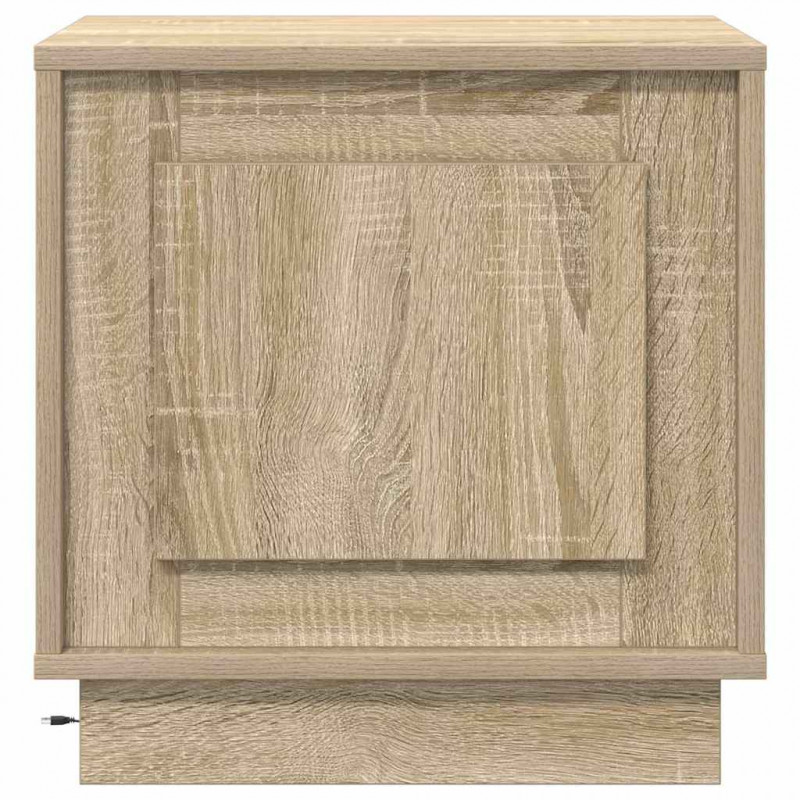 Szafka Nocna Ze LED Lights 2 pcs Dąb Sonoma 44 x 34,5 x 45 cm