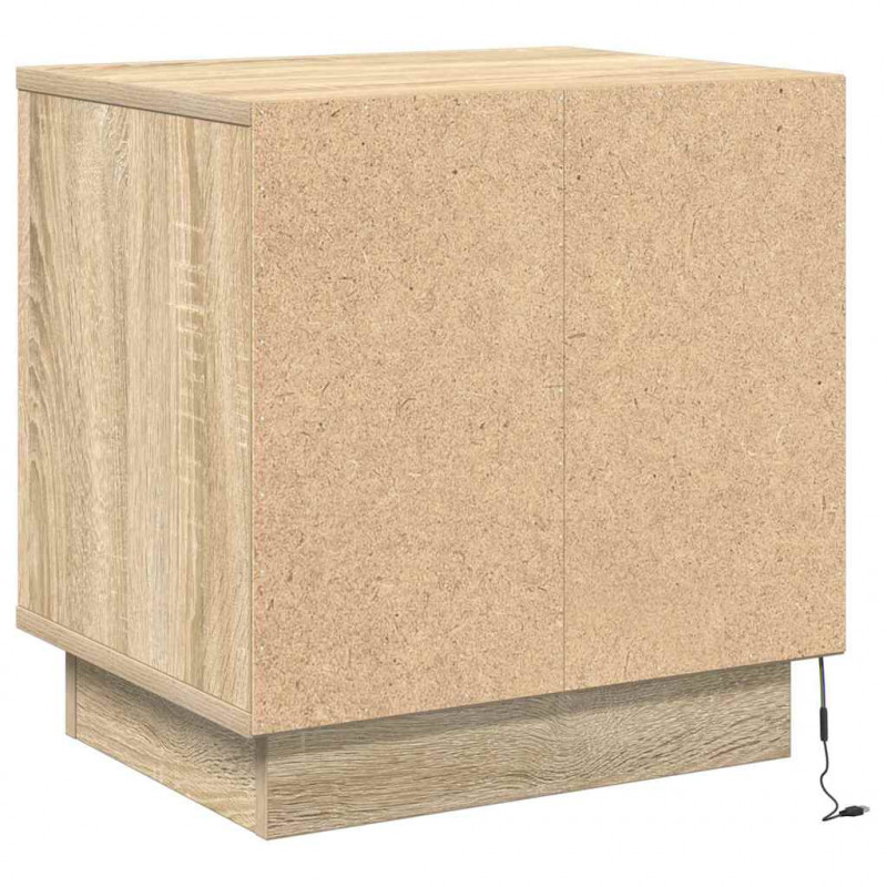 Szafka Nocna Ze LED Lights 2 pcs Dąb Sonoma 44 x 34,5 x 45 cm