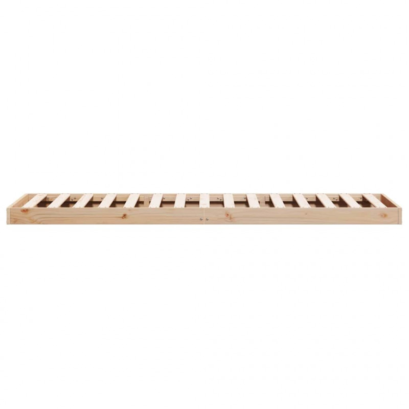 Stelaż łóżkowy Naturalny 213.5 x 104 x 9 cm Lite drewno sosnowe