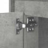 Szafka Nocna Ze LED Lights Betonowy szary 44 x 34,5 x 45 cm