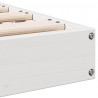 Stelaż łóżkowy Biały 213.5 x 104 x 9 cm Lite drewno sosnowe
