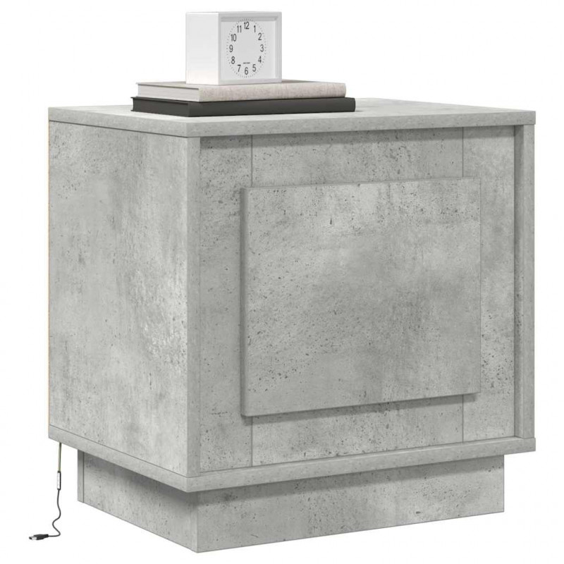 Szafka Nocna 2 pcs Betonowy szary 44 x 34,5 x 45 cm