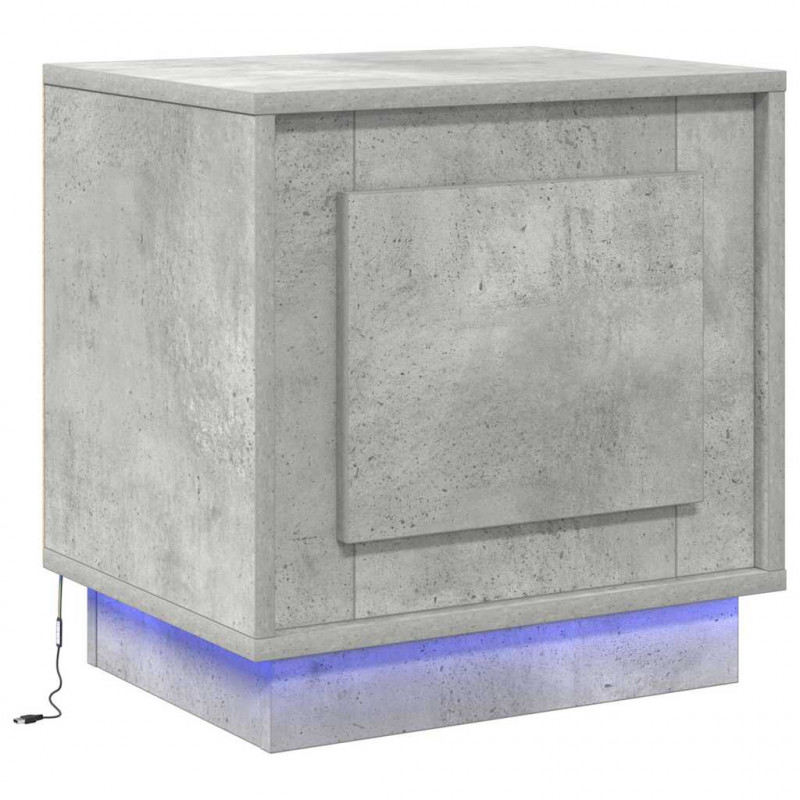 Szafka Nocna 2 pcs Betonowy szary 44 x 34,5 x 45 cm