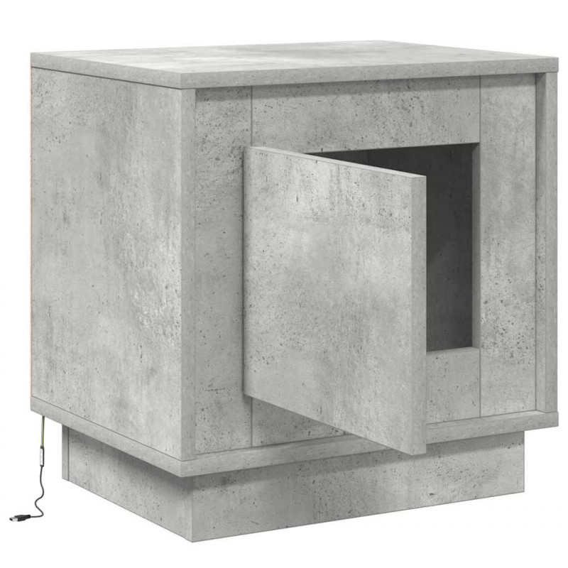 Szafka Nocna 2 pcs Betonowy szary 44 x 34,5 x 45 cm
