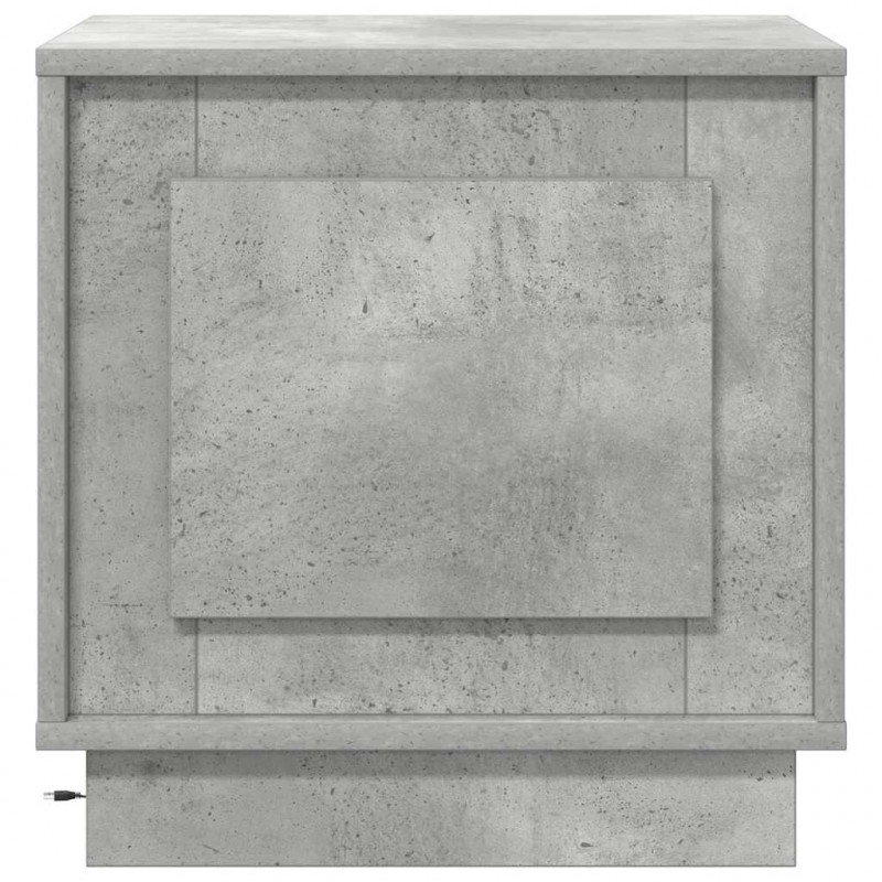 Szafka Nocna 2 pcs Betonowy szary 44 x 34,5 x 45 cm