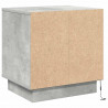 Szafka Nocna 2 pcs Betonowy szary 44 x 34,5 x 45 cm