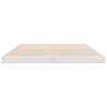 Stelaż łóżkowy Biały 213.5 x 104 x 9 cm Lite drewno sosnowe