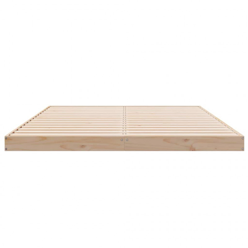 Stelaż łóżkowy Naturalny 213.5 x 104 x 9 cm Lite drewno sosnowe