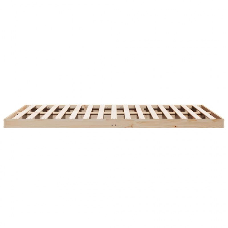 Stelaż łóżkowy Naturalny 213.5 x 104 x 9 cm Lite drewno sosnowe
