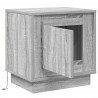 Szafka Nocna Szary 44 x 34,5 x 45 cm Materiał drewnopochodny