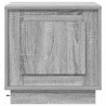 Szafka Nocna Szary 44 x 34,5 x 45 cm Materiał drewnopochodny