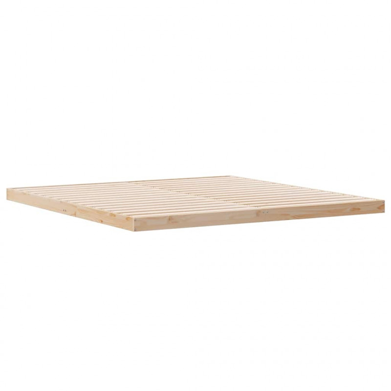 Stelaż łóżkowy Naturalny 213.5 x 104 x 9 cm Lite drewno sosnowe