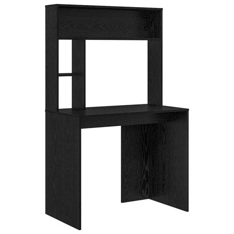 Biurko Czarny Dąb 91 x 50 x 149 cm Materiał drewnopochodny
