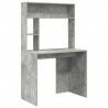Biurko Betonowy szary 91 x 50 x 149 cm Materiał drewnopochodny