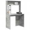 Biurko Betonowy szary 91 x 50 x 149 cm Materiał drewnopochodny