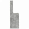 Biurko Betonowy szary 91 x 50 x 149 cm Materiał drewnopochodny
