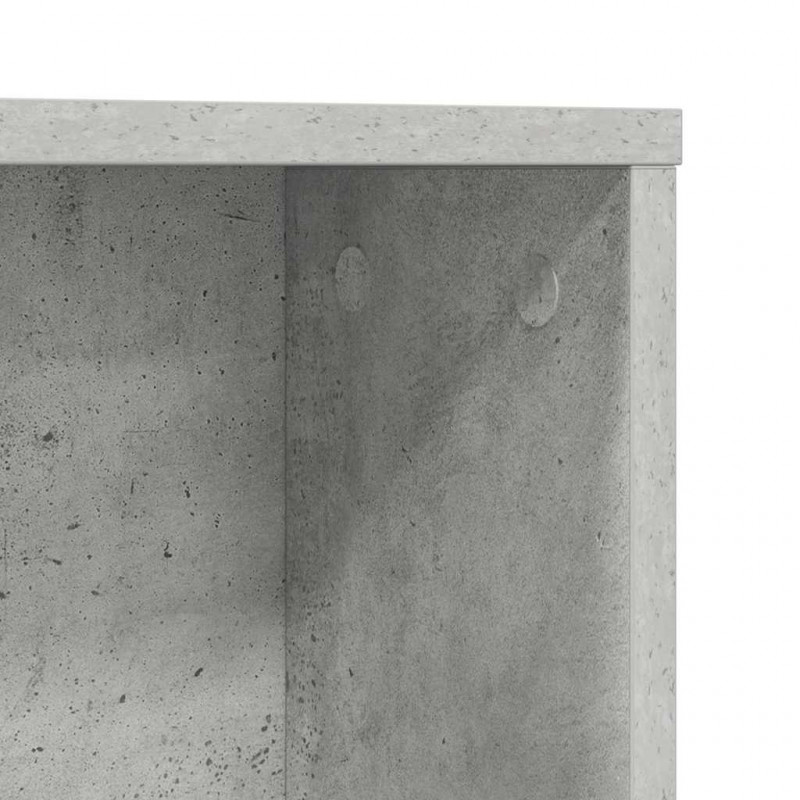 Biurko Betonowy szary 91 x 50 x 149 cm Materiał drewnopochodny