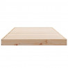 Stelaż łóżkowy Naturalny 213.5 x 104 x 9 cm Lite drewno sosnowe