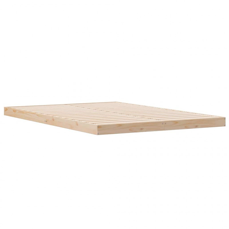 Stelaż łóżkowy Naturalny 213.5 x 104 x 9 cm Lite drewno sosnowe